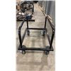 Image 3 : BLACK METAL 33"W X 44"L X 32"H PNEUMATIC TIRE INDUSTRIAL PANEL CART WITH REMOVABLE SIDES