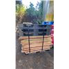 Image 2 : PALLET OF 4' X 4' ASSORTED PLYWOOD SHEETS & PLASTIC PALLETS *MUST TAKE ALL*