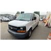 Image 1 : 2009 CHEVROLET EXPRESS VAN, WHITE, VIN 1GCGG25C291177665,