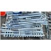 Image 3 : PALLET OF HEAVY DUTY GALVANIZED INDUSTRIAL BOLTS, U-BOLTS & HARDWARE *MUST TAKE ALL ON PALLET*