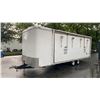 Image 1 : 2000 INTERSTATE TANDEM AXLE EVENTS TRAILER, HEAVY BOX TRAILER, WHITE, VIN 4RACS2428YN006915,