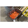 Image 1 : BIN OF LIGHT DUTY RATCHET TIE DOWN STRAPS *BIN NOT INCLUDED*