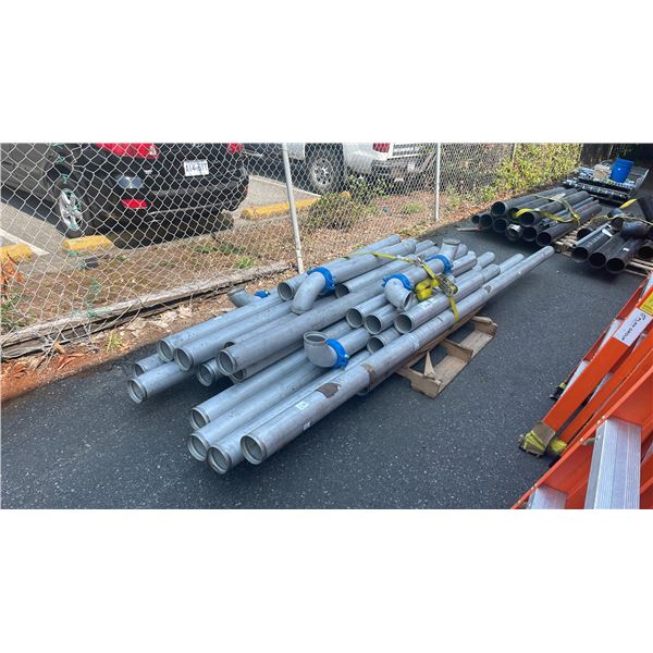 PALLET OF ASSORTED INDUSTRIAL IRRIGATION PIPING *MUST TAKE ALL ON PALLET*