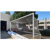 Image 3 : 2 KWIKGOAL 2B2706 INTERNATIONAL STADIUM ALUMINUM MATCH GOALS WITH NETTING- ONLY USED FOR 7 GAMES