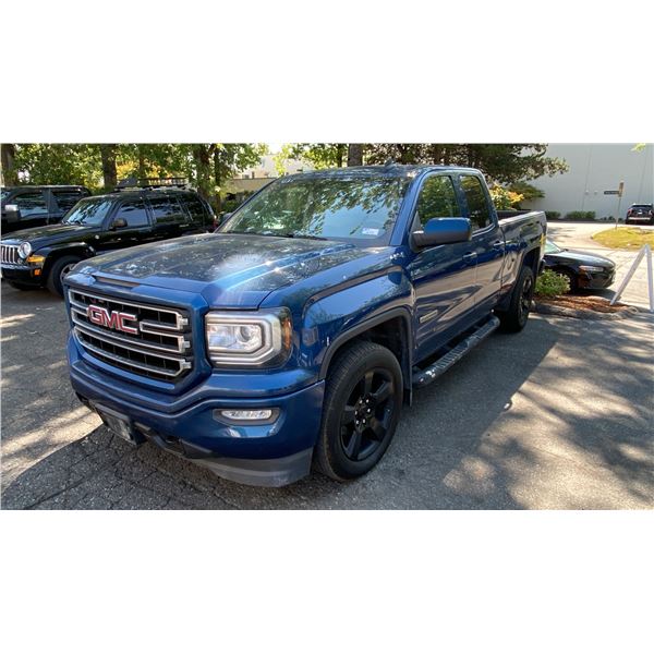 2016 GMC SIERRA ELEVATION, 4DR CREW CAB, BLUE, VIN 1GTV2LEC6GZ369780,