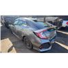 Image 2 : 2019 HONDA CIVIC SPORT TOURING, 4DR SEDAN, GREY, VIN SHHFK7G94KU304940,