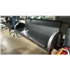 Image 2 : METAL BARREL PADDED 68"W X 33"H X 30"D BENCH SEAT