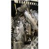 Image 11 : BLACK PLASTIC BIN OF ASSORTED INDUSTRIAL HAND TOOLS, ALLEN KEYS, BITS, WRENCHES, & SOCKETS *MUST