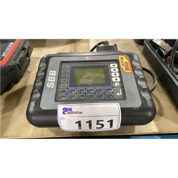 SILCA SSB PORTABLE AUTOMOTIVE KEY PROGRAMMING DEVICE