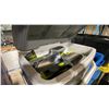 Image 8 : 8 RELIANCE BLUE PLASTIC WATER TRANSPORT JUGS, 2 IGLOO COOLERS WITH SHOVELS / CONTENTS, 2