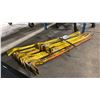 Image 2 : SET OF 13 ASSORTED SIZE YELLOW INDUSTRIAL SIZES AND A CHROME TIRE IRON *MUST TAKE ALL*