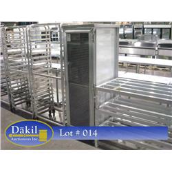 Castered Aluminum Transport Cabinet w/ Clear Door
