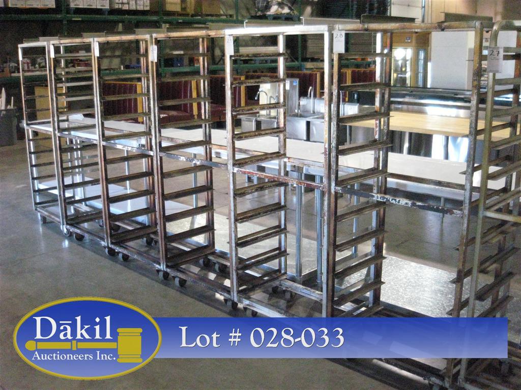 Hobart RollIn Bakery Oven Racks