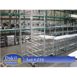 Castered, Aluminum Full Size Can Rack
