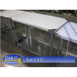 NEW 24"X48" Stainless Steel Table