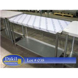 NEW 24"X60" Stainless Steel Table