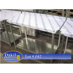 NEW 24"X48" Stainless Steel Table w/ Backskplash