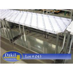 NEW 24"X60" Stainless Steel Table w/ Backsplash