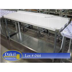 NEW 24"X72" Stainless Steel Table w/ Backsplash
