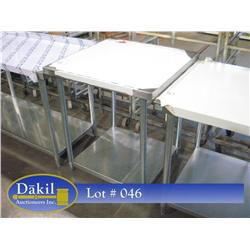 NEW 30"X30" Stainless Steel Table
