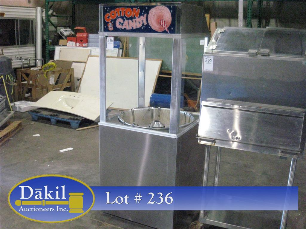 Gold Medal Whirlwind mod X15R Cotton Candy Machine w/ Stainless Steel & Base