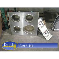 APW 4 Well Drop-in Hot Wells w/ Thermostat