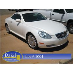 2002 Lexus SC 430 Hardtop Convertible w/ Nav System, 6 disc cd changer, Leather, All Power;