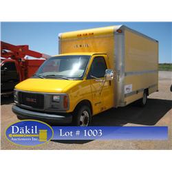 2001 GMC 3500 Box Van, VIN: 1GDHG31R411901876, Mi: 239,421