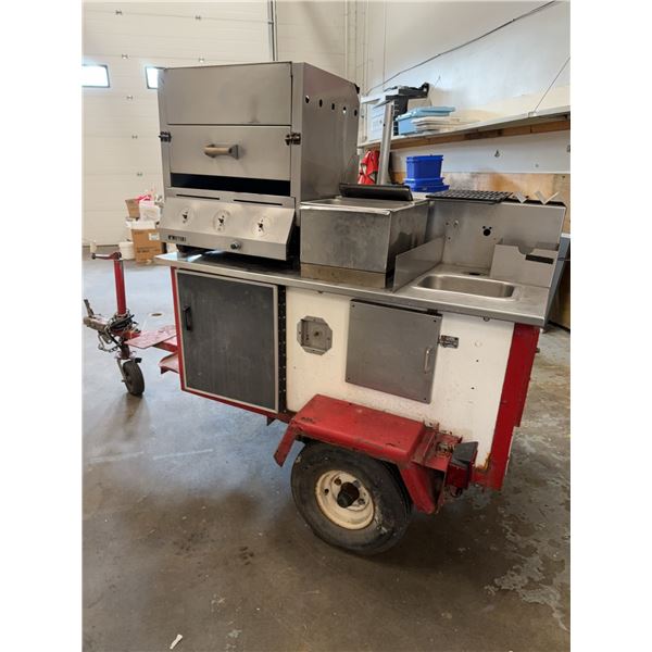 Merrick's Fine Foods Mobile Food Cart Trailer Model 2311-16