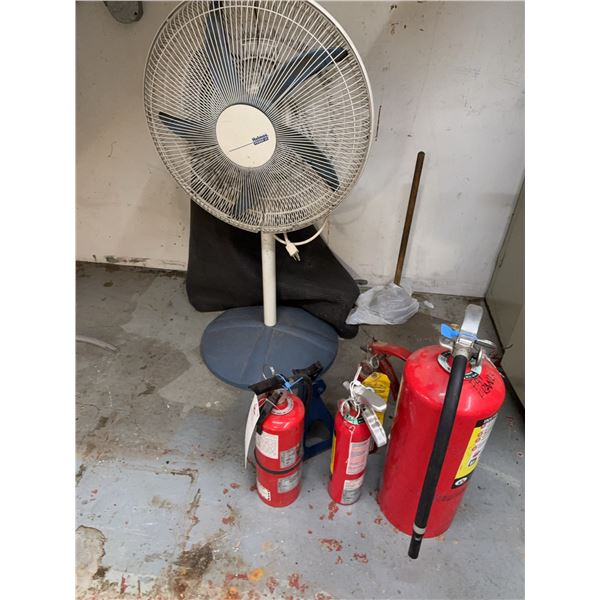 Fire Extinguishers and Jack Stand