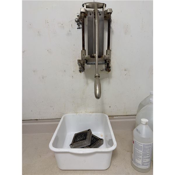 Commercial Wall-Mounted French Fry Cutter