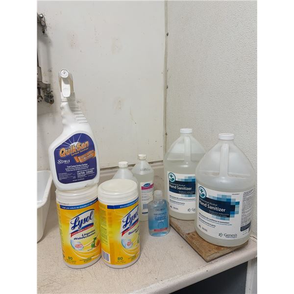 Cleaning and Sanitizing Supplies Lot