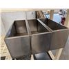 Image 1 : Polymer Shelving Unit with 3 Stainless Inserts and Accessories
