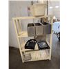 Image 2 : Polymer Shelving Unit with 3 Stainless Inserts and Accessories