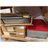 Image 1 : Cambro Rectangular Trays, Grey and Red