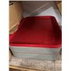 Image 2 : Cambro Rectangular Trays, Grey and Red