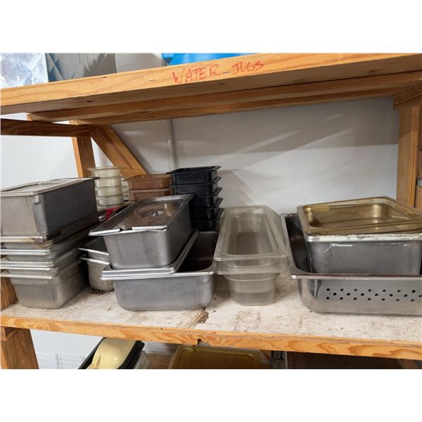 Commercial Kitchen Food Pans and Lids