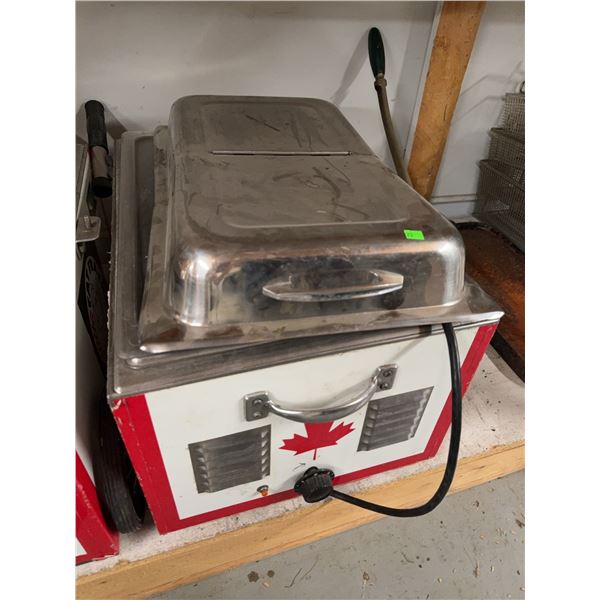 Commercial Electric Food Warmer with Stainless Steel Lid