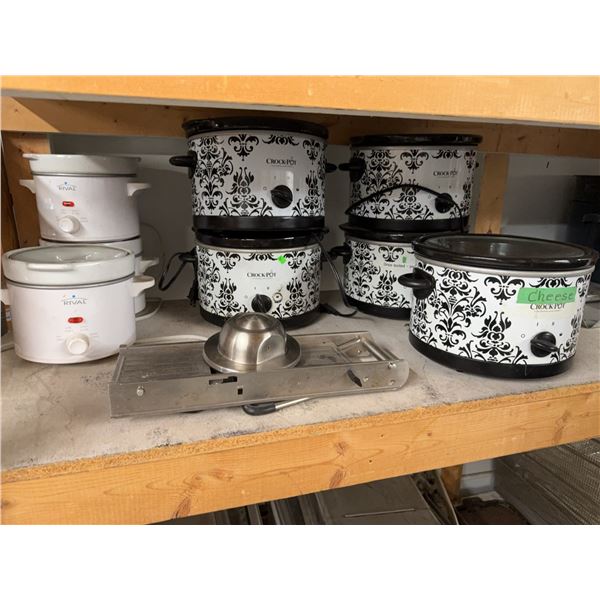 5 Crock-Pot and Rival Slow Cookers with Mandoline Slicer