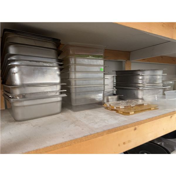 Stainless Steel and Plastic Food Pans and Trays