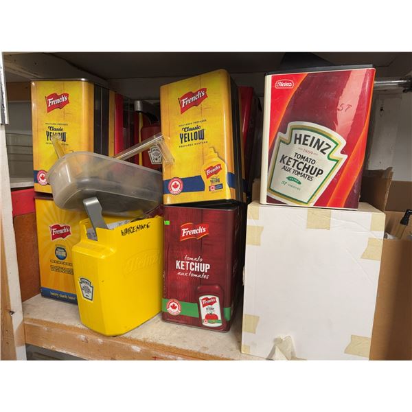 French's and Heinz Food Service Bulk Dispensers