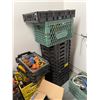 Image 4 : Plastic Crates, File Organizers, and Miscellaneous Items