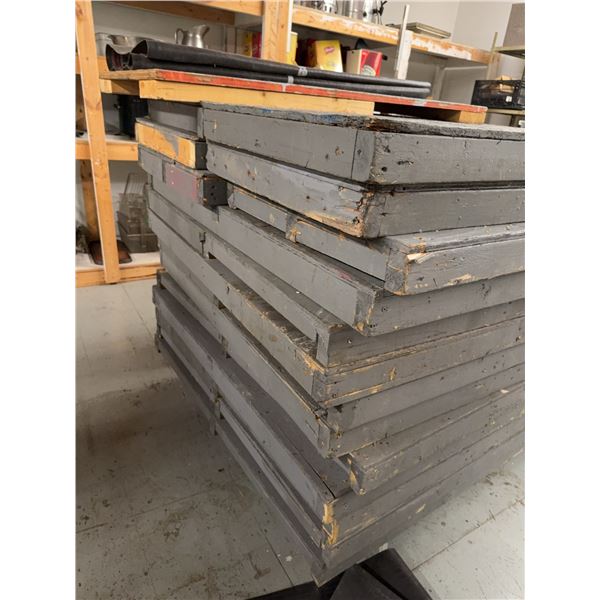 Painted OSB Wood Panels Portable Floor