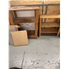 Image 1 : Wooden Shelving Units with Metal Supports