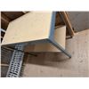 Image 1 : Metal Frame Utility Shelf Unit with Particle Board Shelves