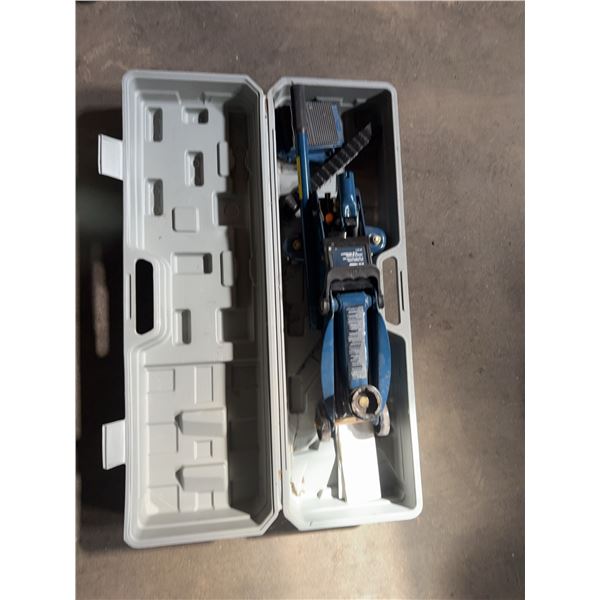 Hydraulic Floor Jack with Plastic Carry Case