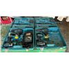 Image 1 : Makita LXPH01 Hammer Drill & LXDT04 Hex Impact Driver in Hard Cases (Works - No Batteries)