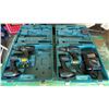 Image 1 : Makita LXPH01 Hammer Drill & LXDT04 Hex Impact Driver in Hard Cases (Works - No Batteries)
