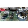 Image 1 : Bosch 52318 Jig Saw, 1662 Circular Saw, 13618 Hammer Drill, 3453 Light (Untested - No Battery - Func