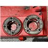 Image 10 : Ridgid Pipe Threading Kit: Pipe Cutters, Reamer, Ratchet, Die Heads, Clamps, etc